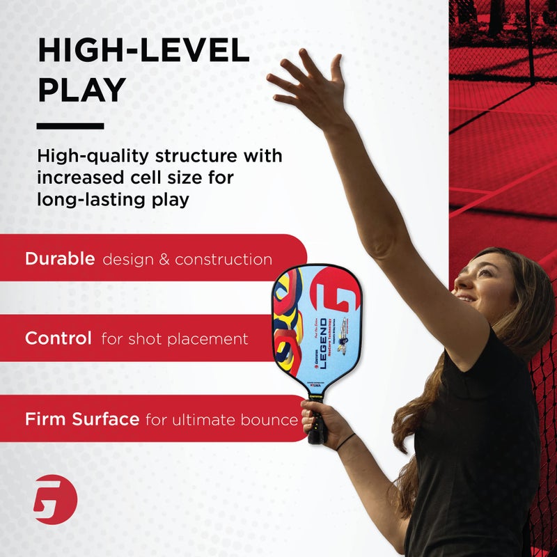 GAMMA Sports Shard NeuCore Pickleball Paddle, Graphite Power Surface and Honeycomb Grip, Extra Spin Shard - Image 4